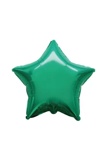 Balon foliowy Gwiazda zielona 45cm