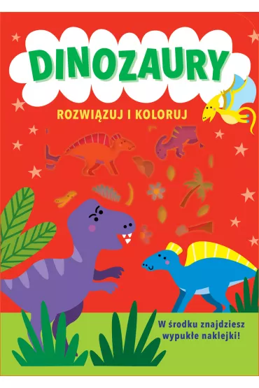 Rozwi�zuj i koloruj. Dinozaury