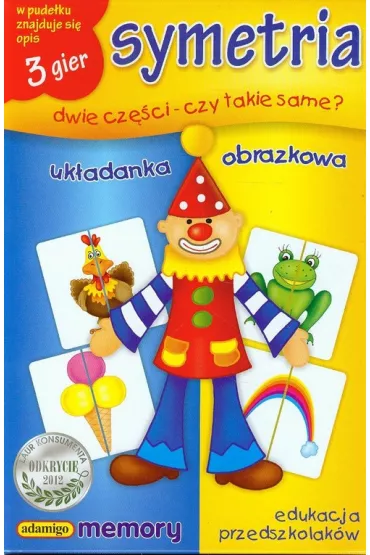 Memory. Symetria. Uk�adanka obrazkowa Adamigo