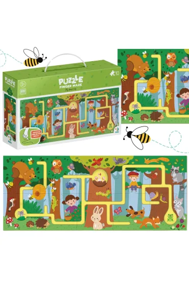 Puzzle labirynt Moja le�na wycieczka 300585 Dodo
