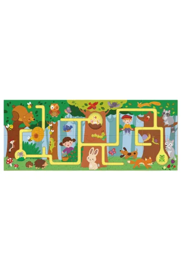 Puzzle labirynt Moja le�na wycieczka 300585 Dodo