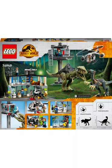 LEGO Jurassic World Atak giganotozaura i terizinozaura 76949