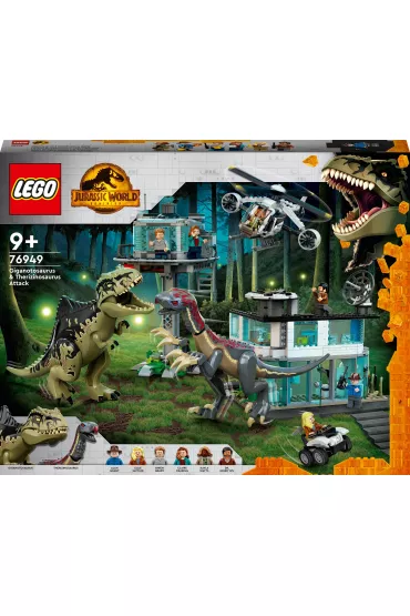 LEGO Jurassic World Atak giganotozaura i terizinozaura 76949