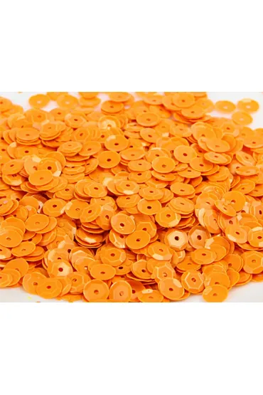 CEKINY 6MM/15GRAM POMARA�CZOWY PASTELOWY