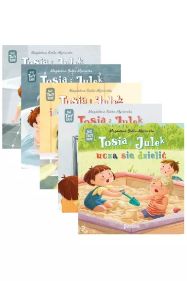 Pakiet (Nie) tacy sami. Tomy 1-5: Tosia i Julek robi� siku, Tosia i Julek si� k�pi�, Tosia i Julek id� do przedszkola, Tosia i Julek ucz� si� dzieli�, Tosia i Julek myj� z�by - Magdalena  Bo�ko-Mysiorska