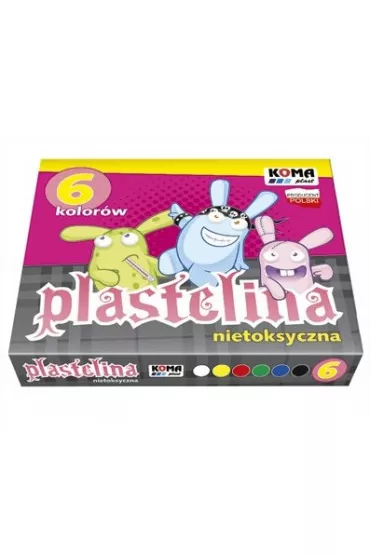 Koma-Plast Plastelina 6 szt.