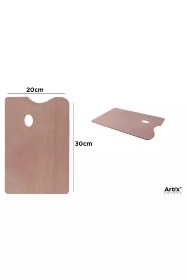 Artix Paleta malarska prostok�tna drewniana 20x30cm
