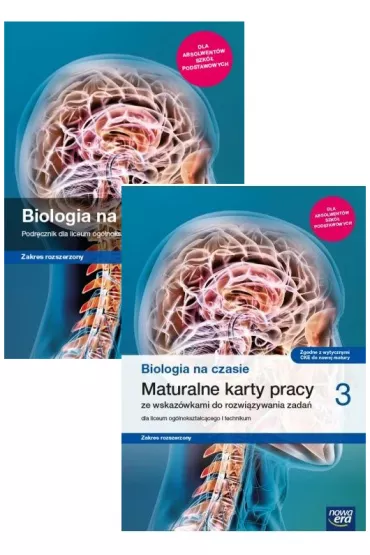 Pakiet Biologia na czasie 3. Podr�cznik i Maturalne karty pracy dla liceum og�lnokszta�c�cego i technikum. Zakres rozszerzony. Szko�y ponadpodstawowe