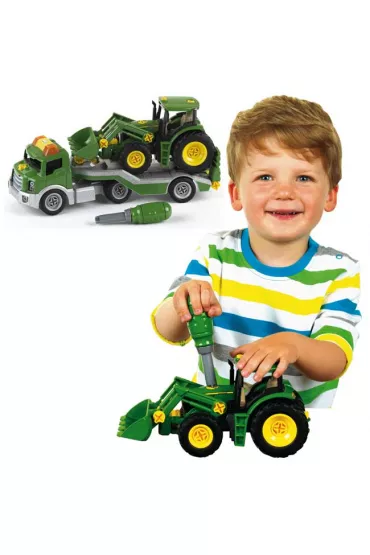 Traktor John Deere do skr�cania na lawecie Klein Trefl