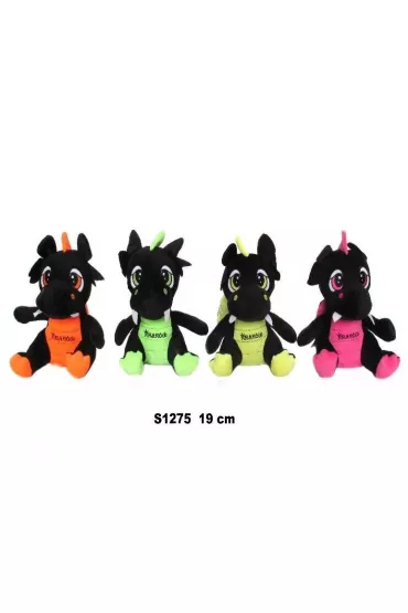 Smok "Krak�w" czarny neonowy 19cm MIX Sun-Day