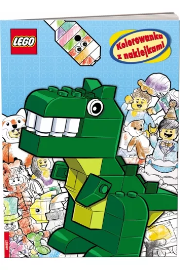 LEGO Iconic. Kolorowanka z naklejkami