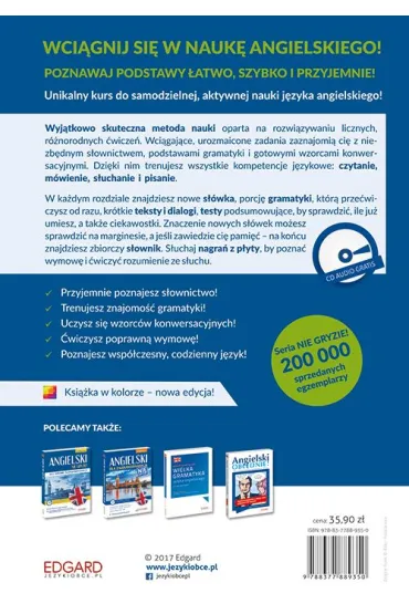 Angielski Nie Gryzie! Poziom A1-A2 + CD - Agata Nowak