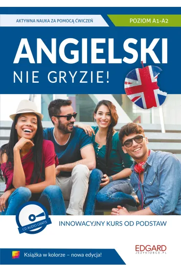 Angielski Nie Gryzie! Poziom A1-A2 + CD - Agata Nowak