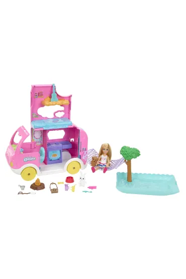 Barbie Chelsea. Kamper Chelsea HNH90 Mattel