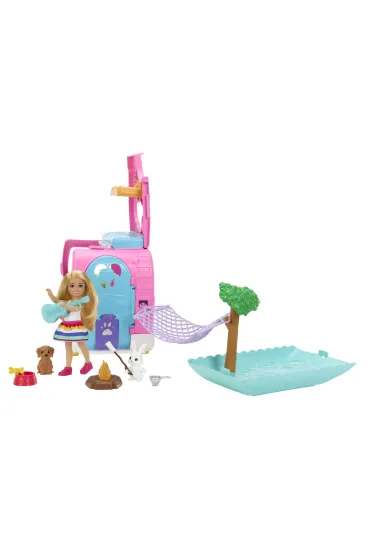 Barbie Chelsea. Kamper Chelsea HNH90 Mattel