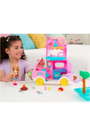 Barbie Chelsea. Kamper Chelsea HNH90 Mattel