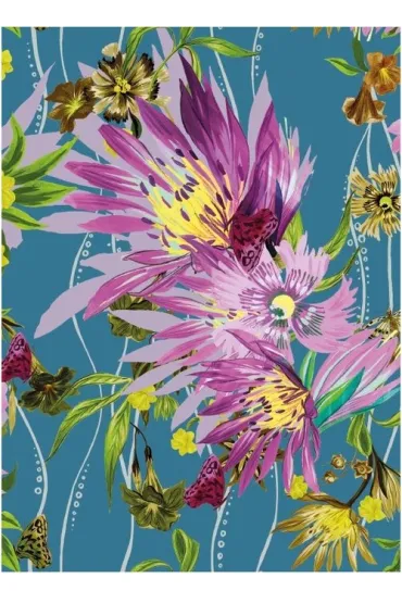 Museums & Galleries Karnet B6 z kopert� Jungle Bloom
