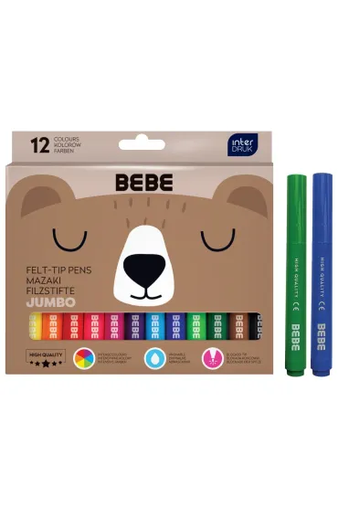 Interdruk Mazaki jumbo Bebe Friends, 12 kolor�w