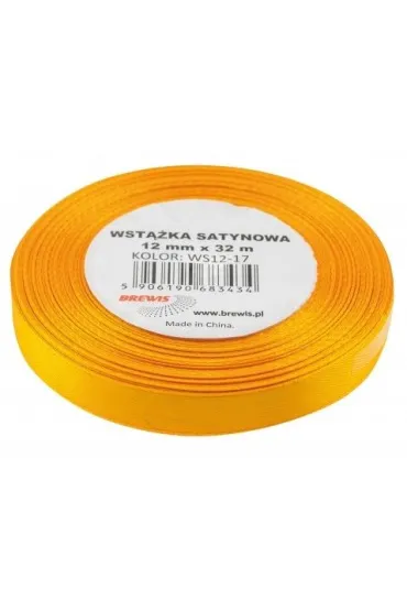 Brewis Wst��ka satynowa ��ta 12mm x 32m