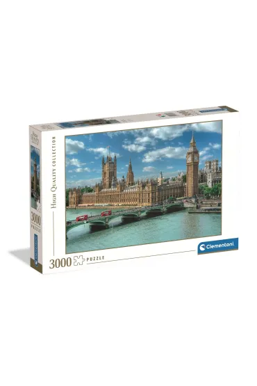 Puzzle 3000 el. HQ The Houses Of Parliament Clementoni