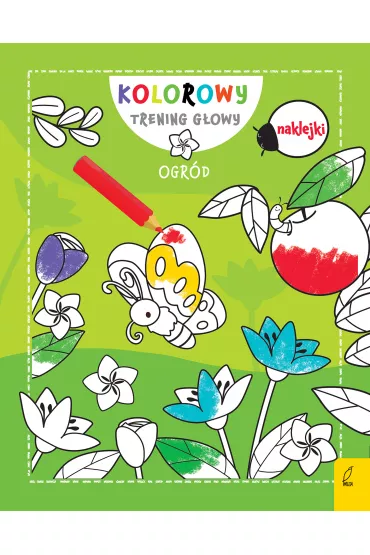 Kolorowy trening g�owy. Ogr�d