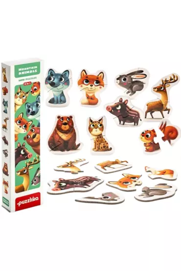 Puzzle Zwierz�ta g�rskie Cubika