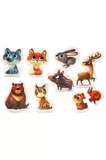 Puzzle Zwierz�ta g�rskie Cubika