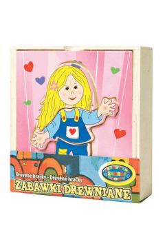 Puzzle Ukadanka drewniana Dziewczynka. DROMADER