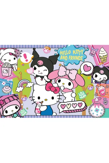 Puzzle 300 el. Szalone trio Hello Kitty Trefl