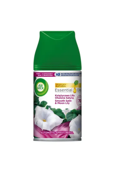 Air Wick Freshmatic wk�ad do automatycznego od�wie�acza powietrza Ksi�ycowa Lilia Otulona Satyn� 250 ml