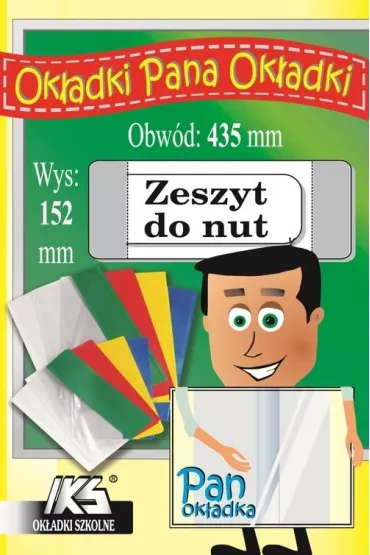 Iks Okadka zeszytowa na nuty 25 szt.