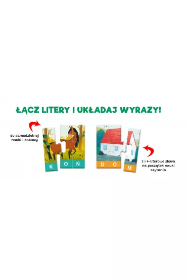 Puzzle edukacyjne. Pierwsze s�owa. Kapitan Nauka Edgard - Anna Zaj�c