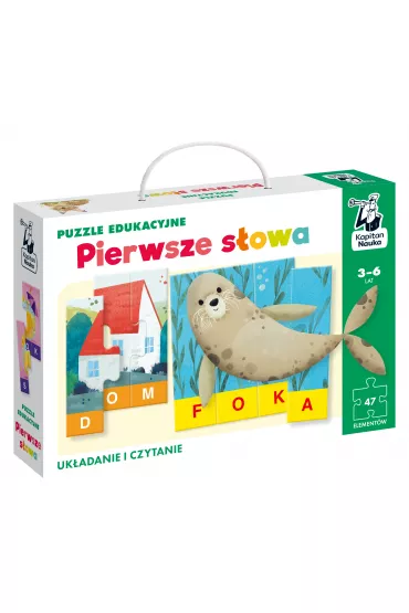 Puzzle edukacyjne. Pierwsze s�owa. Kapitan Nauka Edgard - Anna Zaj�c