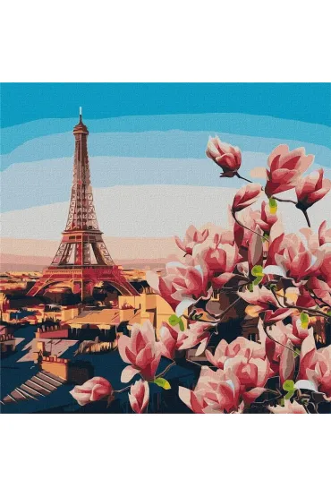Ideyka Malowanie po numerach - Magnolie paryskie 50x50cm