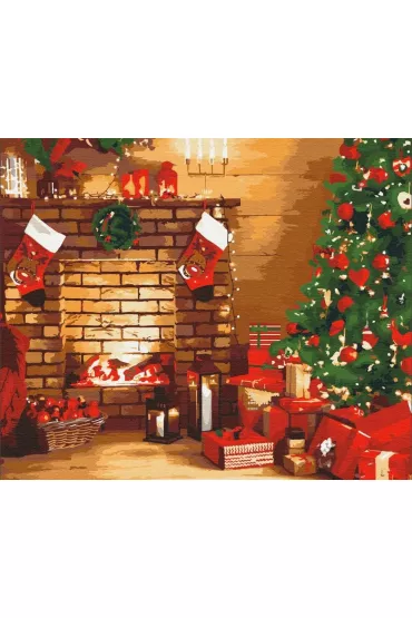 Twoje Hobby Malowanie po numerach - �wi�teczna przytulno�� 40x50cm