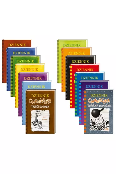 Pakiet Dziennik Cwaniaczka. Tomy 1-14 - Jeff Kinney