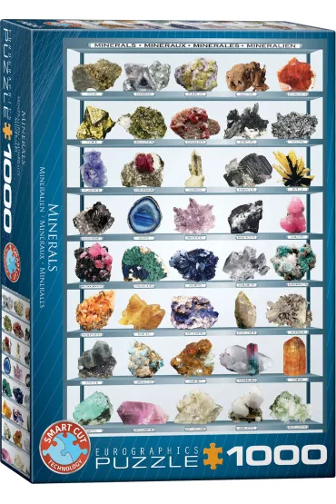 Puzzle 1000 el. Minerals Eurographics