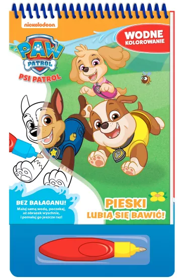 Psi Patrol. Wodne kolorowanie cz�� 11. Pieski lubi� si� bawi�