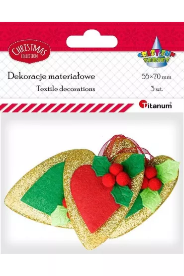Titanum Filcowe serca 3 szt.