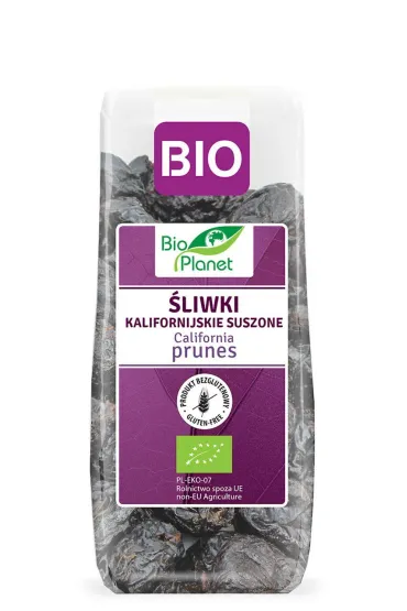 Bio Planet �liwki kalifornijskie suszone bez pestek niesiarkowane 200 g Bio