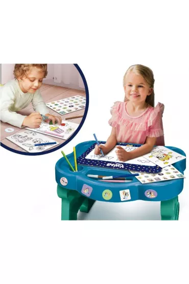 Bluey Art desk Lisciani