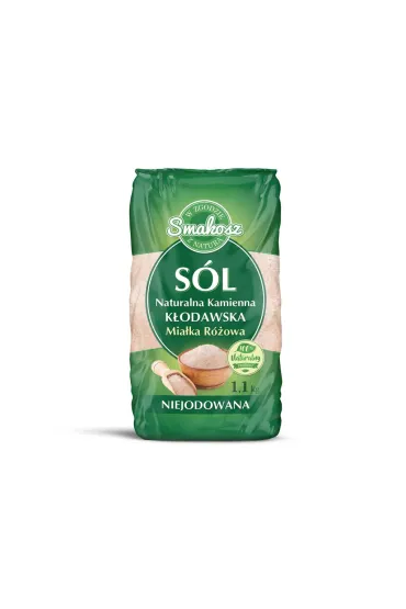 Smakosz S�l naturalna K�odawska mia�ka r�owa niejodowana 1.1 kg