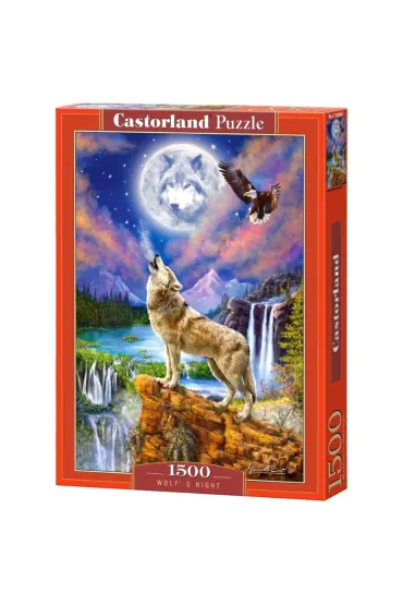 Puzzle 1500 el. Wolf's Night Castorland