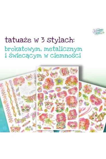 Tatua�e dla dzieci Nenuphia 3 arkusze Nebulous Stars