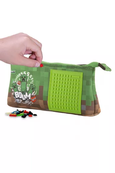 Cass film Neoprenowy pi�rnik na suwak Minecraft