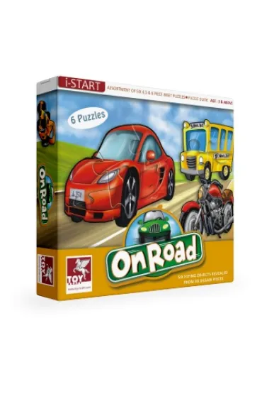 Puzzle - 6 obrazk�w pojazd�w Toy Kraft