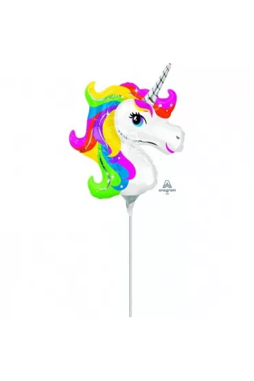 Amscan Mini shape. Balon foliowy Jednoroec