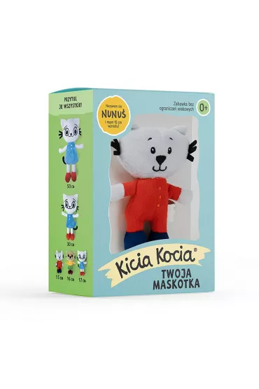 Maskotka Nunu w pudeku. Kicia Kocia Media Rodzina - Anita Gowiska