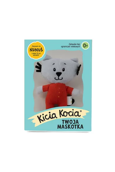 Maskotka Nunu w pudeku. Kicia Kocia Media Rodzina - Anita Gowiska