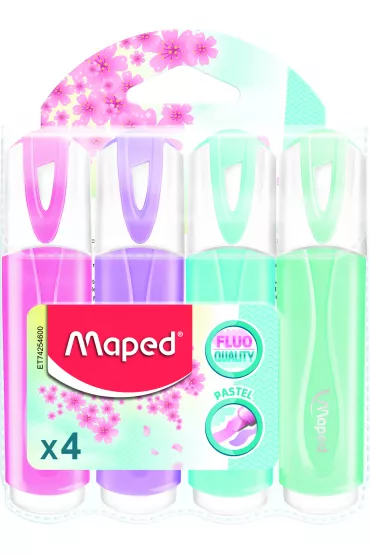 Maped Zakre�lacz Fluo Peps pastel 4 kolory